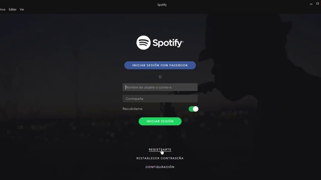 Spotify en PC