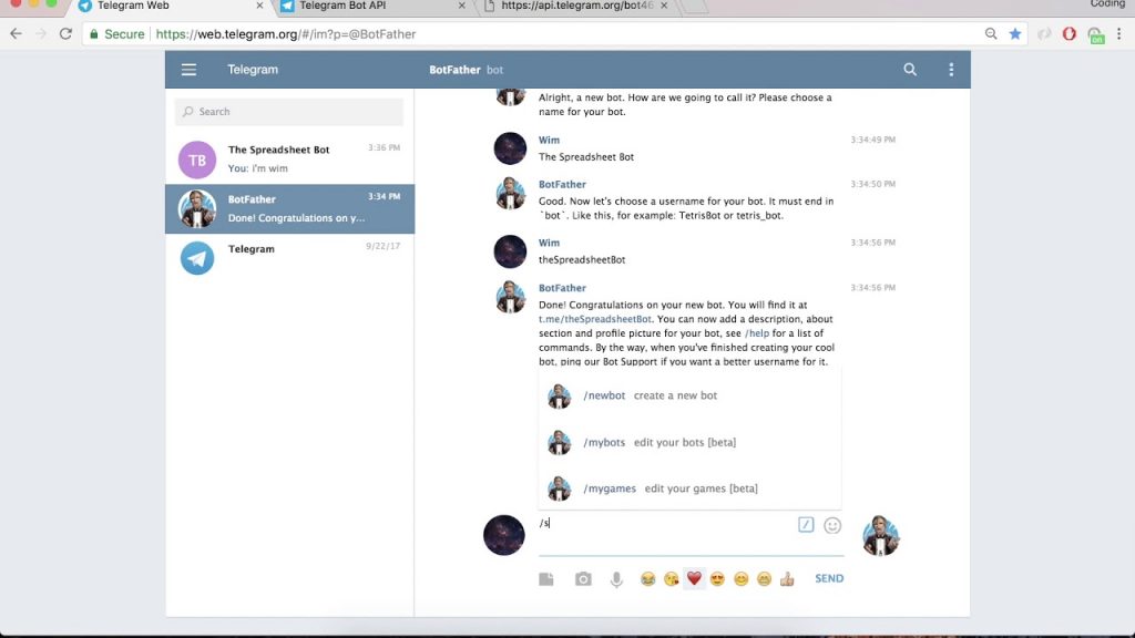cómo crear un bot de Telegram
