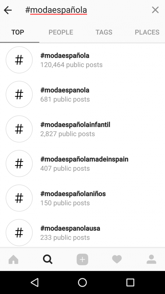 cómo crear un hashtag en Instagram